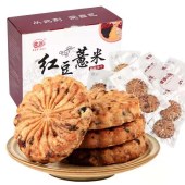 网红红豆薏米燕麦全麦无糖低脂粗粮饱腹代餐早餐饼干