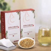 【限时抢购】苦荞红豆薏米茶现货茶包160克40包每盒祛湿茶