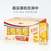 蒙牛真果粒健康营养早餐奶250g*12盒芒果味