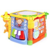 谷雨六面体儿童早教益智音乐拍拍鼓0-1岁宝宝手拍鼓婴儿玩具