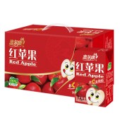 惠尔康果汁饮料15%果汁含量红苹果果汁饮品整箱248ml16盒