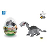 百变蛋神恐龙时代6合1扭蛋儿童益智拼装积木玩具