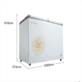 Midea/美的 BCD-220VM(E) 顶开蝶门 双温速冻家用大 冷柜冰柜