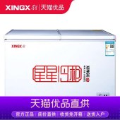 XINGX/星星 BD/BC-271HEC 顶开蝶门 商用大容量卧式家用 冷柜冰柜