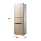 Midea/美的 BCD-215WTM(E) 三门 家用小型无霜节能保鲜冰箱