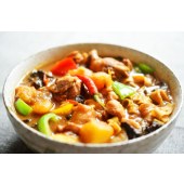 黄焖鸡大份+青菜+2份米饭
